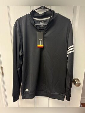Adidas Mens Climalite 1/2 Zip - Medium